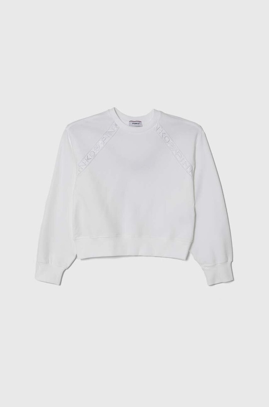 Pinko Up bluza dziecięca aplikacja biały S4PIJGSW185