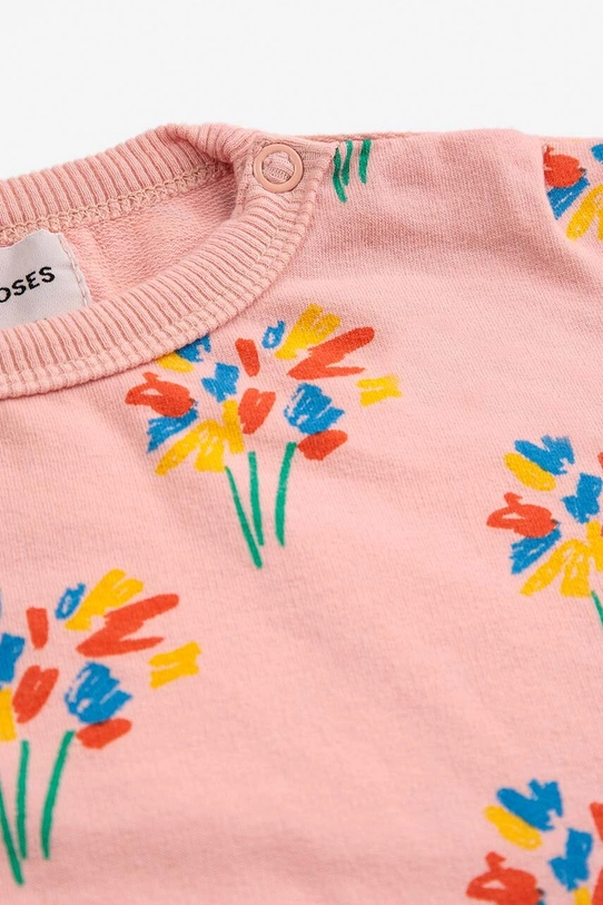 Dziewczynka Bobo Choses bluza niemowlęca 124AB026 różowy