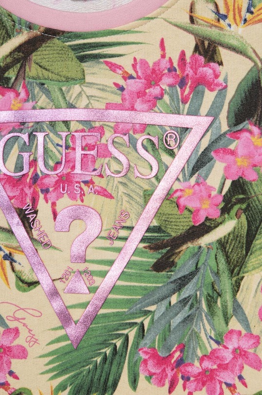 Dziewczynka Guess bluza bawełniana dziecięca J4GQ01.KA6R3.PPYH zielony