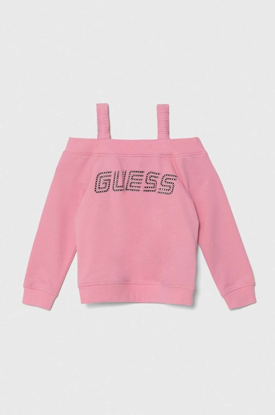 Detská mikina Guess bez kapucne ružová J4GQ07.K8802.PPYH
