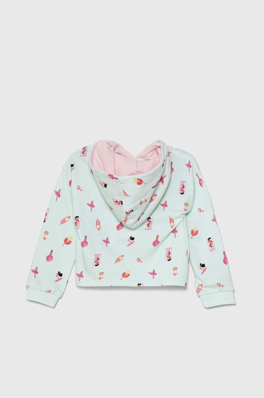 Детская хлопковая кофта Guess K4GQ03.KA6R3.PPYH бирюзовый SS24