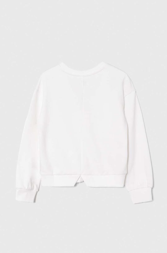 Pepe Jeans hanorac de bumbac pentru copii OMARA PG581323 alb SS24