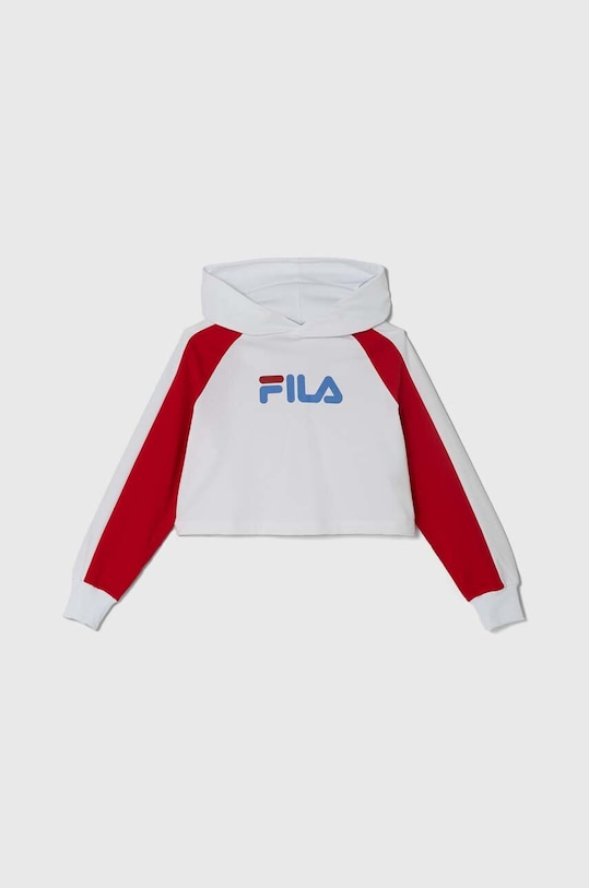 Fila bluza dziecięca LALENDORF z kapturem biały FAT0492