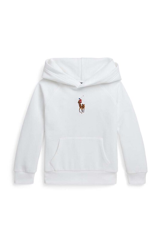 Детская хлопковая кофта Polo Ralph Lauren с капюшоном белый 312844838019