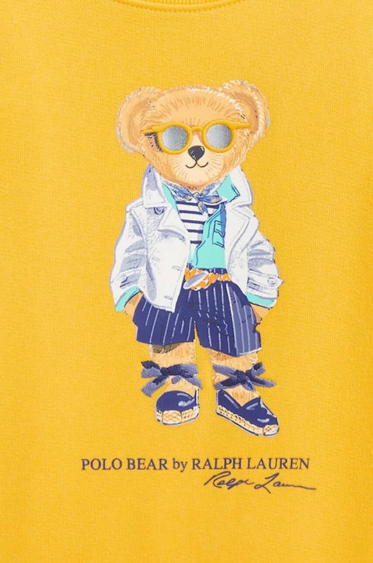 Dziewczynka Polo Ralph Lauren bluza dziecięca 312926017001 żółty