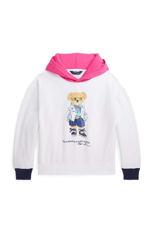 Dječja dukserica Polo Ralph Lauren print bijela 313926018001