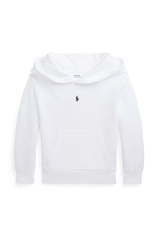 Dětská mikina Polo Ralph Lauren s kapucí bílá 322917571003