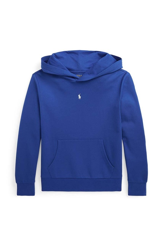 Detská mikina Polo Ralph Lauren s kapucňou modrá 323917571002