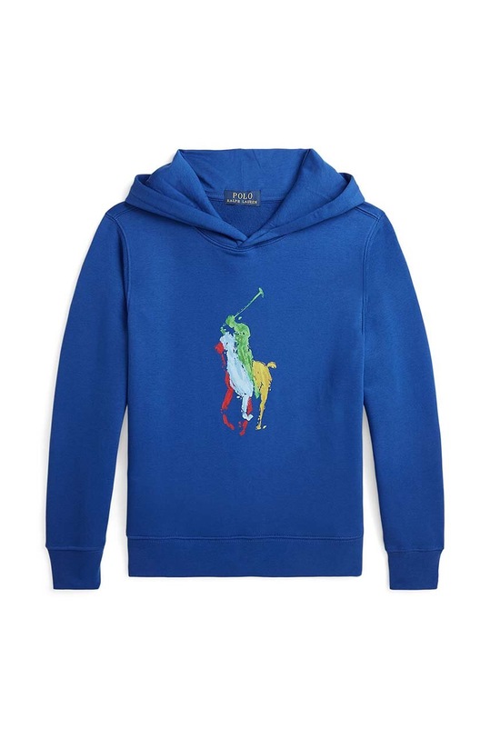Παιδική μπλούζα Polo Ralph Lauren με κουκούλα μπλε 323925619002