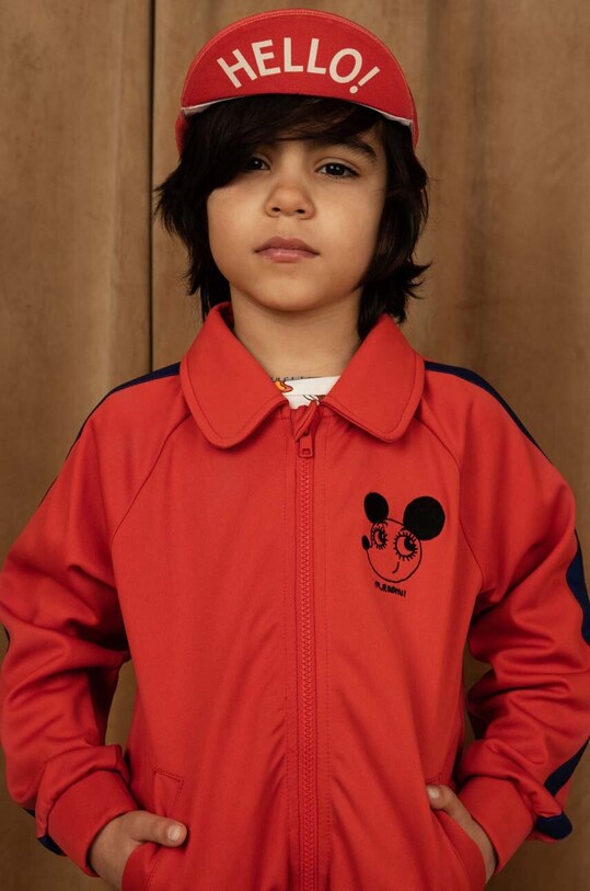 Mini Rodini bluza dziecięca pozostałe czerwony 2412010742