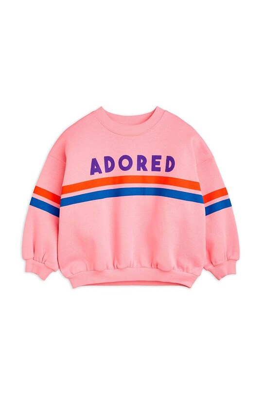 Mini Rodini bluza bawełniana dziecięca 2412011928 różowy SS24