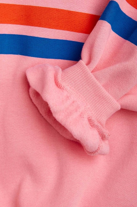 Mini Rodini bluza bawełniana dziecięca 2412011928 różowy
