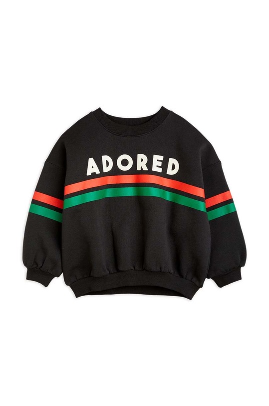 Mini Rodini bluza bawełniana dziecięca nadruk czarny 2412011999