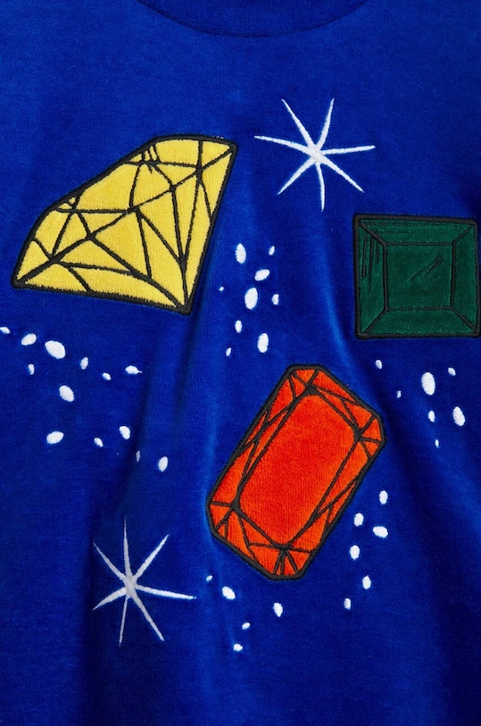 Chlapec Detská mikina Mini Rodini 2412013660 tmavomodrá