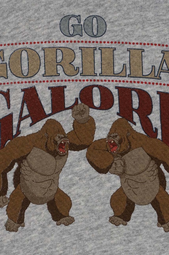 Konges Sløjd bluza bawełniana dziecięca KS100357 szary