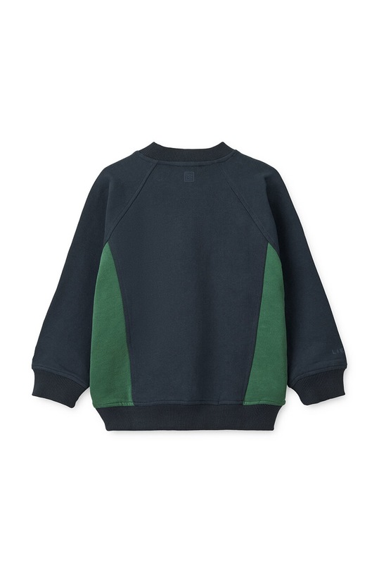 CHLAPEC Dětská bavlněná mikina Liewood Aude Placement Sweatshirt LW18792 námořnická modř