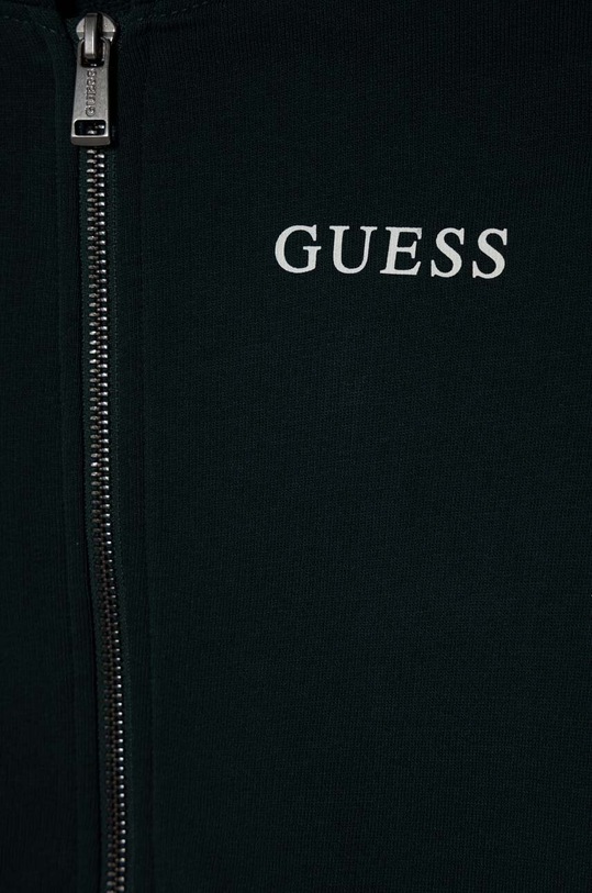 Dječja pamučna dukserica Guess L4RQ22.KAUG0.PPYH zelena SS24