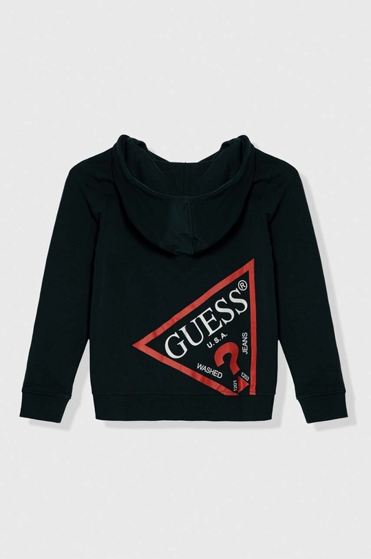 Dječaci Dječja pamučna dukserica Guess L4RQ22.KAUG0.PPYH zelena