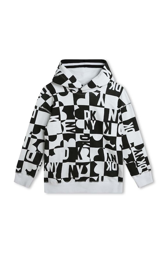 Детская хлопковая кофта Dkny D60031.126.150 белый SS24