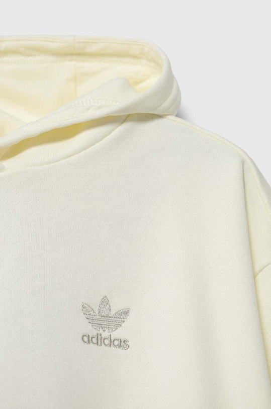 Κοριτσίστικα Παιδική βαμβακερή μπλούζα adidas Originals IP3074 μπεζ