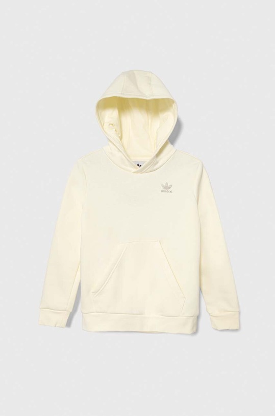Dječja dukserica adidas Originals bez uzorka zlatna IP3033
