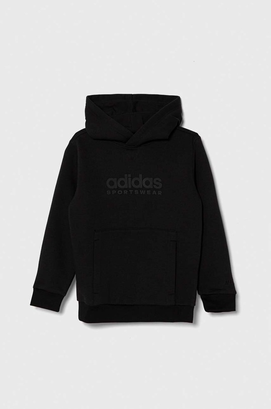 Dětská mikina adidas s kapucí černá IS4661