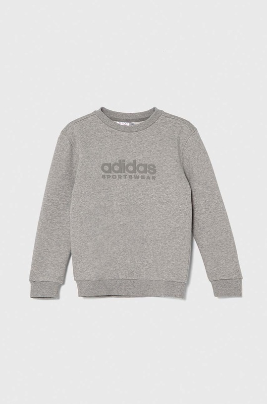 adidas bluza dziecięca pozostałe szary IS4660