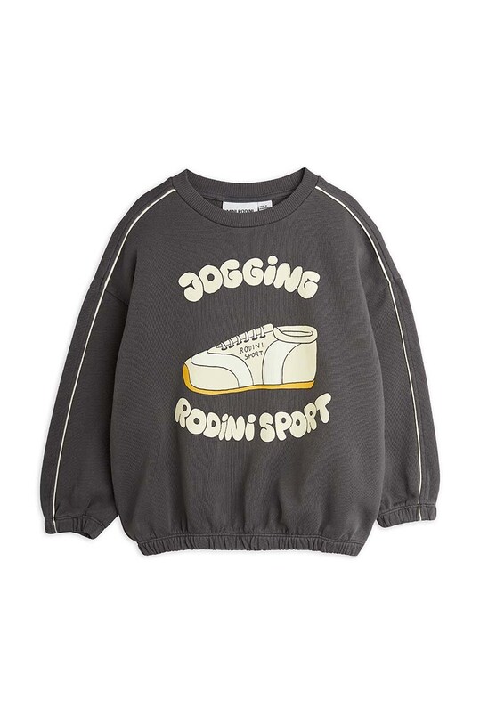 Дитяча бавовняна кофта Mini Rodini 2422011297 сірий SS24