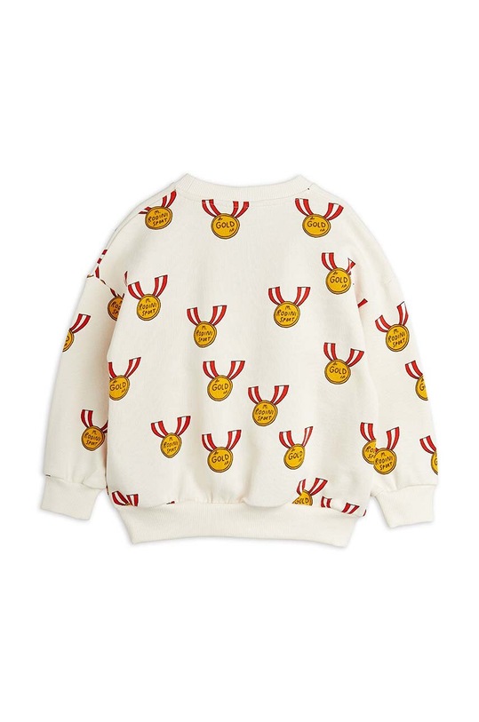 Mini Rodini bluza bawełniana dziecięca Medal 2422015097 beżowy SS24