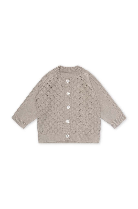 That's mine cardigan din bumbac pentru copii Paco 070221 gri SS24