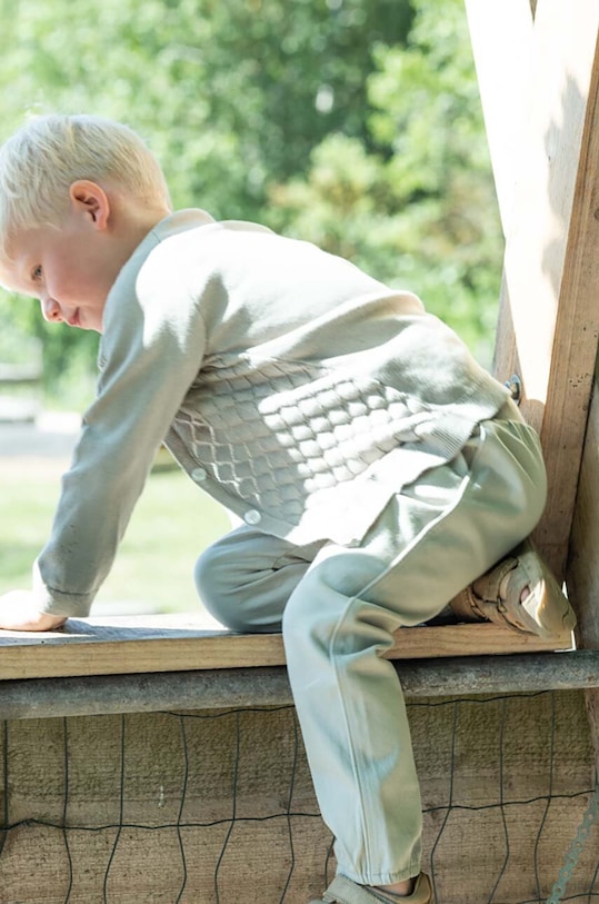 That's mine cardigan din bumbac pentru copii Paco 070221 gri