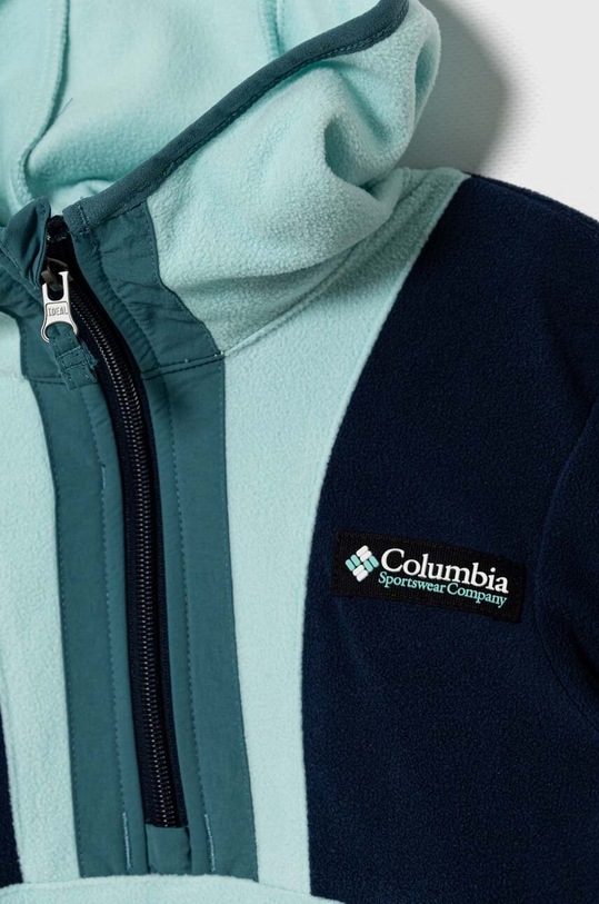 Κοριτσίστικα Βρεφική μπλούζα fleece Columbia Back Bowl Lite Half 2070811 τιρκουάζ