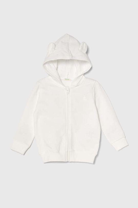 Bavlnená mikina pre bábätká United Colors of Benetton bavlna biela 3J70A500R.W.Reproposed