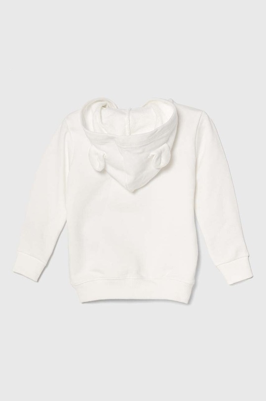 Bavlnená mikina pre bábätká United Colors of Benetton 3J70A500R.W.Reproposed biela SS24