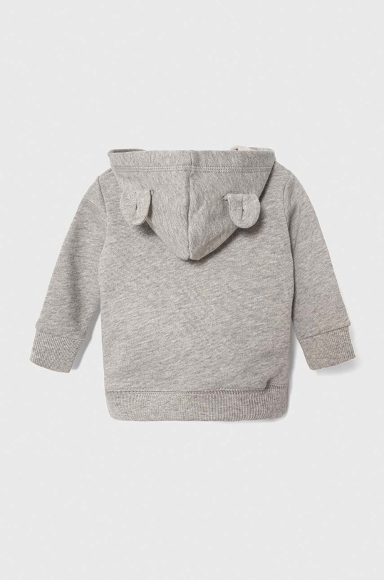 United Colors of Benetton hanorac de bumbac pentru bebelusi 3J70A500R.W.Reproposed gri SS24