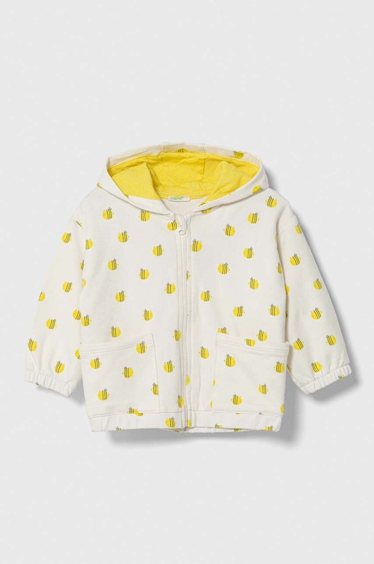 Μπλούζα μωρού United Colors of Benetton εμπριμέ μπεζ 3VHBA5015.W.Seasonal