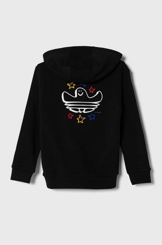 Dječja dukserica adidas Originals IS3226 crna SS24