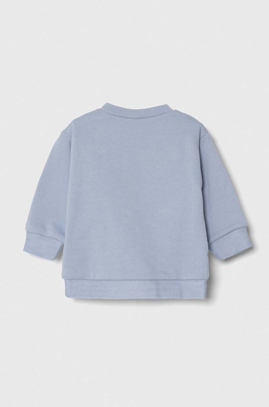 United Colors of Benetton hanorac de bumbac pentru bebelusi 3LAXA104A.W.Seasonal albastru SS24