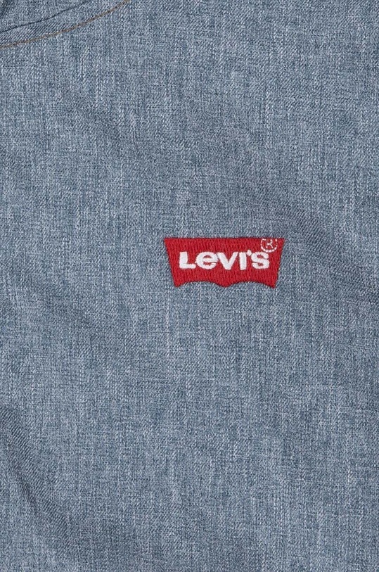 Chłopiec Levi's bluza bawełniana dziecięca LVB CHAMBRAY ANORAK 9EK395 niebieski