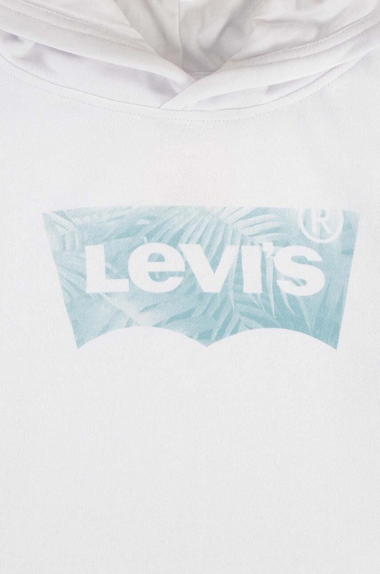 Levi's bluza copii LVB PALM BATWING FILL HOODIE alb 9EK810