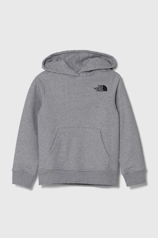 Dječja dukserica The North Face NEW GRAPHIC HOODIE s kapuljačom siva NF0A877V