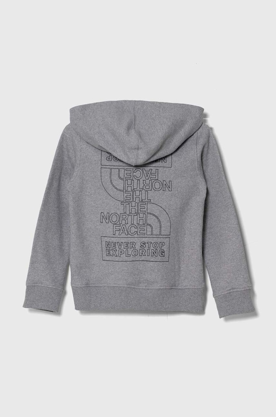 The North Face bluza dziecięca NEW GRAPHIC HOODIE NF0A877V szary SS24