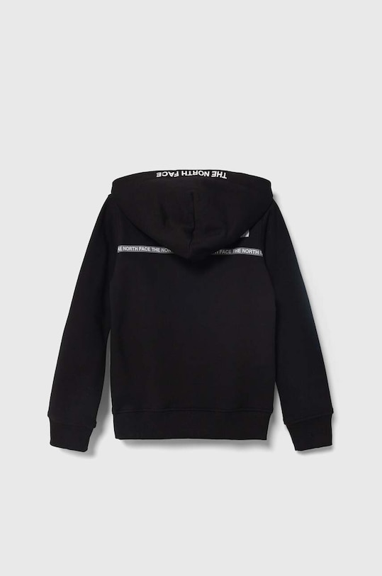 The North Face gyerek melegítőfelső pamutból PO ZUMU HOODIE NF0A877R fekete SS24