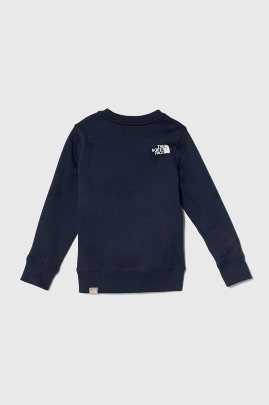 Παιδική βαμβακερή μπλούζα The North Face REDBOX CREW NF0A89PC σκούρο μπλε SS24