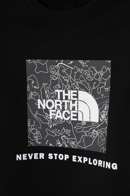 Κοριτσίστικα Παιδική βαμβακερή μπλούζα The North Face REDBOX CREW NF0A89PC μαύρο