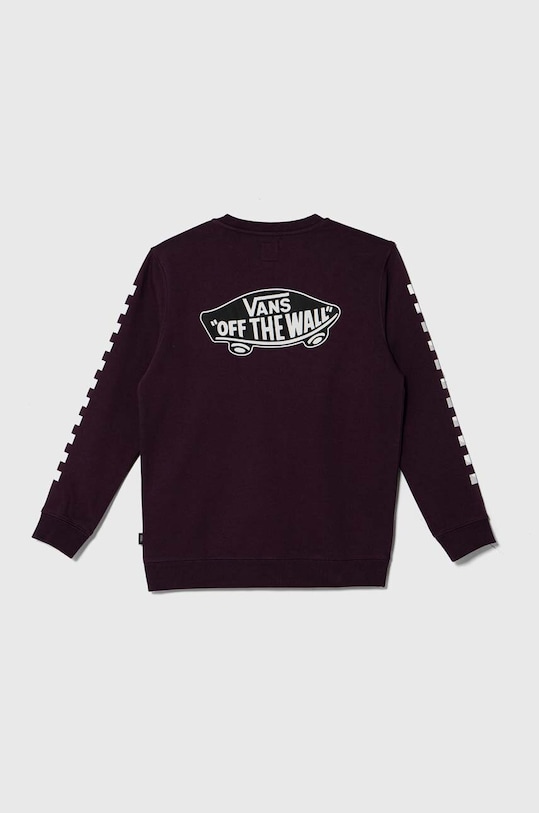 Vans bluza copii EXPOSITION CHECK CREW VN0008CBCHJ violet SS24