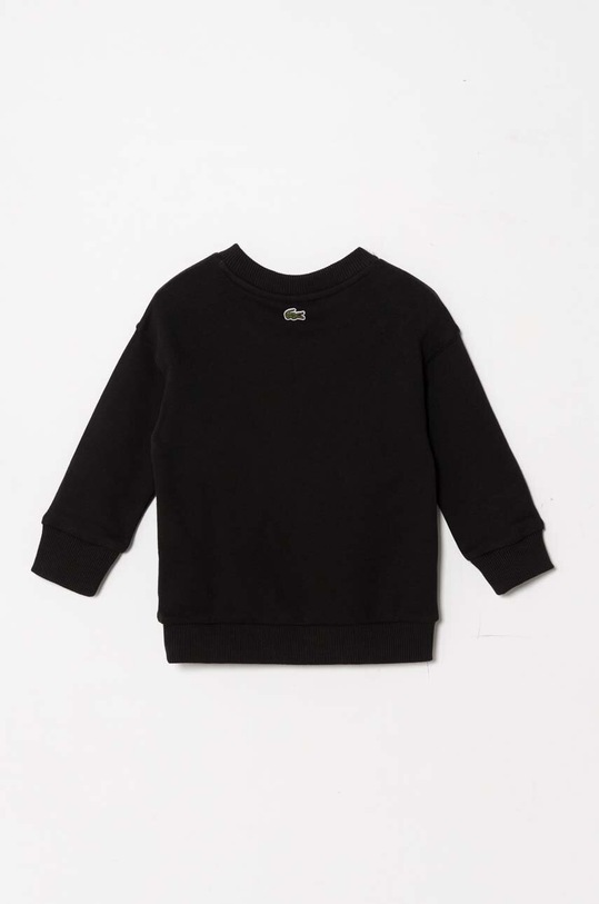 Lacoste hanorac de bumbac pentru copii SJ1231.PPYH negru SS24