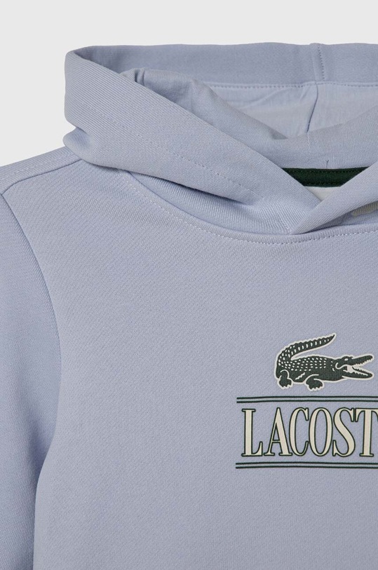Băieți Lacoste hanorac de bumbac pentru copii SJ3805 albastru