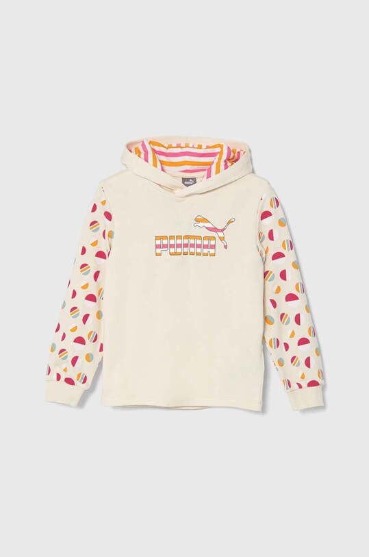 Detská mikina Puma ESS+ SUMMER CAMP TR potlač béžová 679275