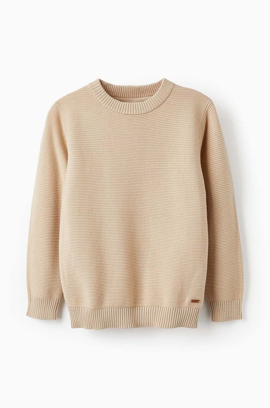 zippy sweter dziecięca bawełna beżowy 3105868906
